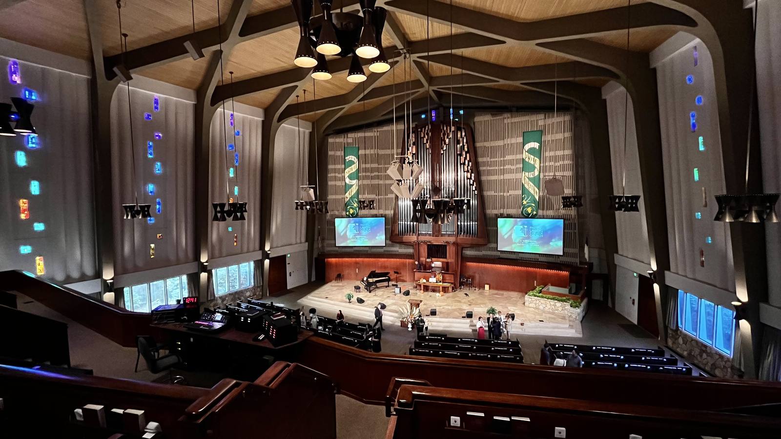 Inside the Pacific Union College Church sanctuary in Angwin. The college says the new law course is open to PUC students and to local high school juniors and seniors.