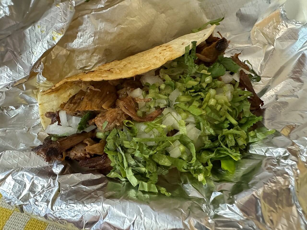 Tacos at a Mexican restaurant. Don Perico has served Napa for more than 30 years.