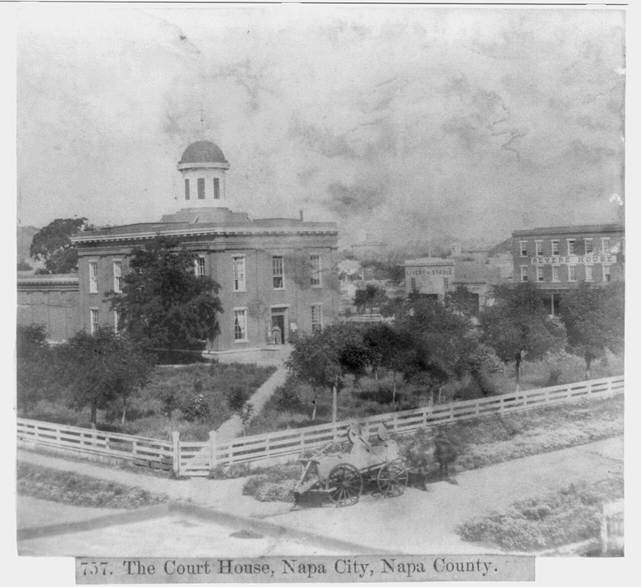 Napa’s historic county courthouse. Prosecutors said the Martinez case was the first in Napa County in which an alleged fentanyl supplier was charged with murder.