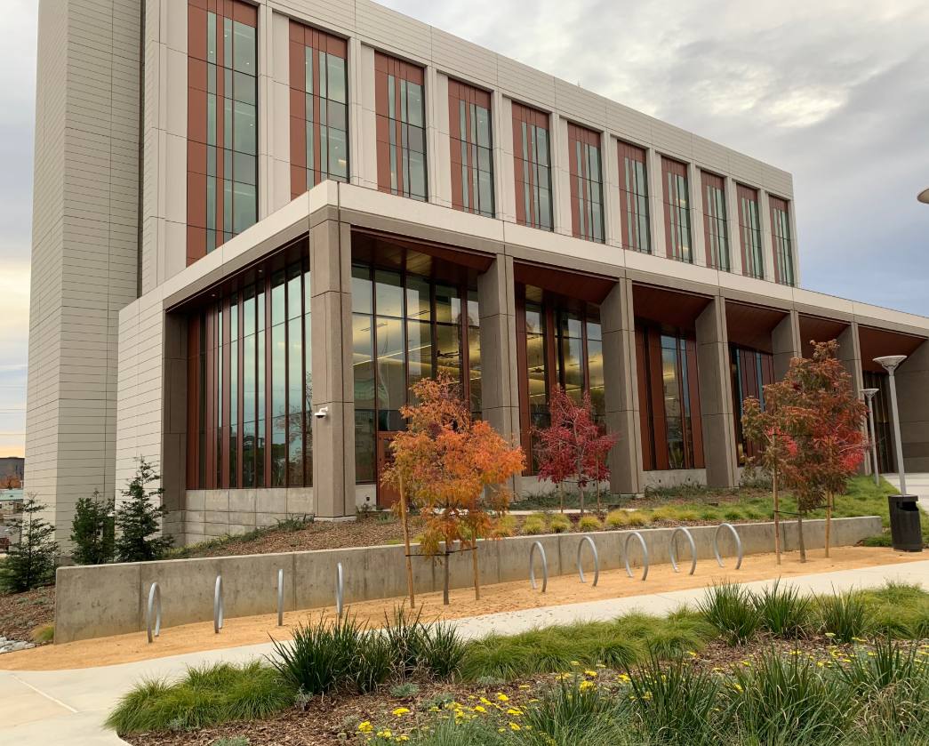 The Shasta County courthouse in Redding. Mingarelli awaits extradition to Shasta County, where the charges were filed.
