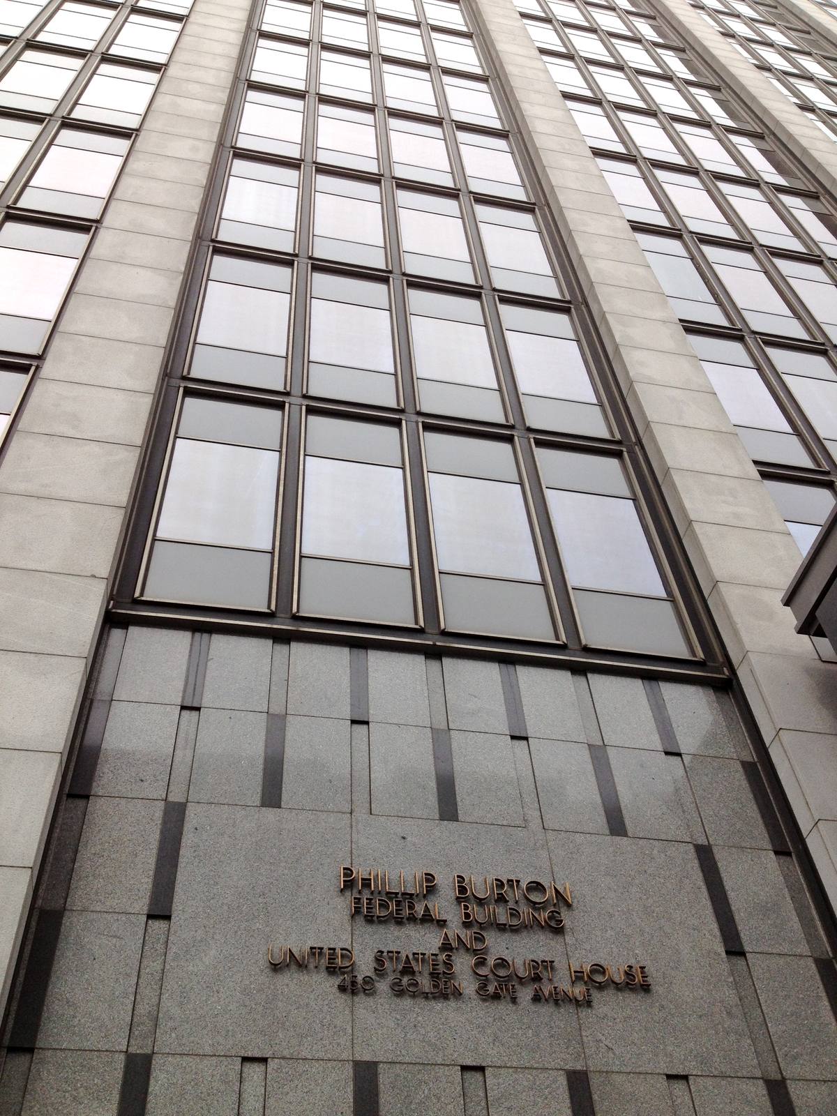 The Phillip Burton Federal Building and U.S. Courthouse in San Francisco, where Judge Charles R. Breyer is scheduled to hear the motions on Nov. 20.
